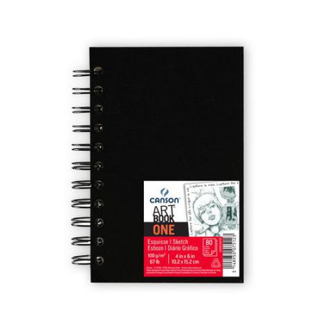 Kołoszkicownik Canson Art Book One ~A6/80/100g